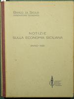 Notizie sulla economia siciliana. Anno 1926