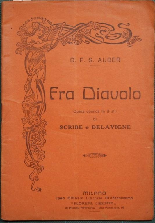 Fra Diavolo. Opera comica in tre atti - Eugéne Scribe - copertina