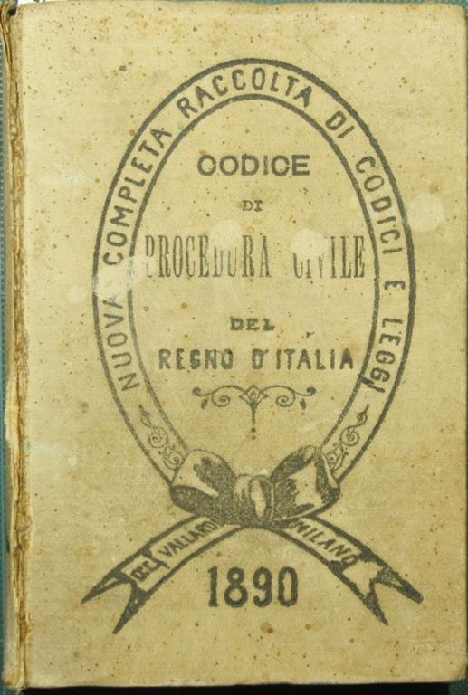 Codice di procedura civile del Regno d'Italia. Con un questionario del diritto giudiziario controverso e raffronti con le leggi affini - copertina