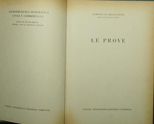 Le prove - Aurelio Scardaccione - copertina