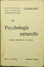 La sychologie naturelle