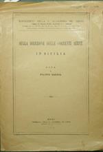 Sulla direzione delle correnti aeree