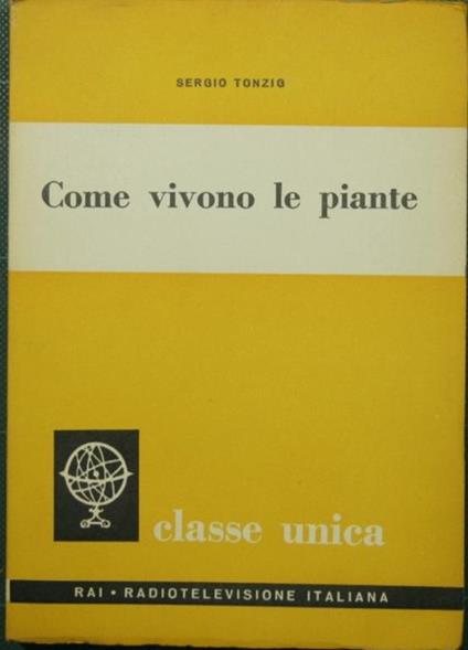 Come vivono le piante - Sergio Tonzig - copertina