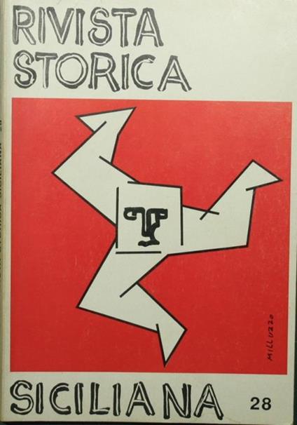 Rivista storica siciliana. Aprile 1991 - copertina