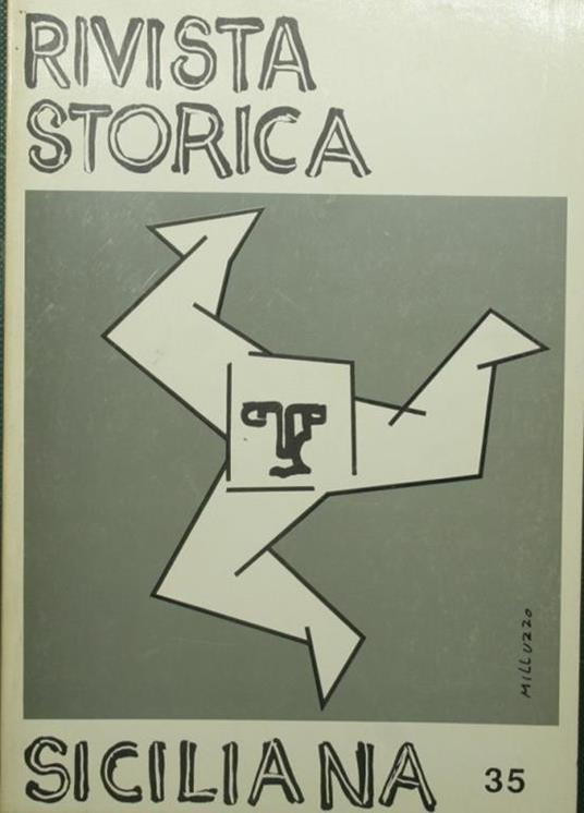 Rivista storica siciliana. Aprile 1994 - copertina
