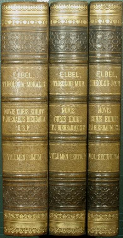 Theologia moralis per modum conferentiarum - Benjamin Elbel - copertina