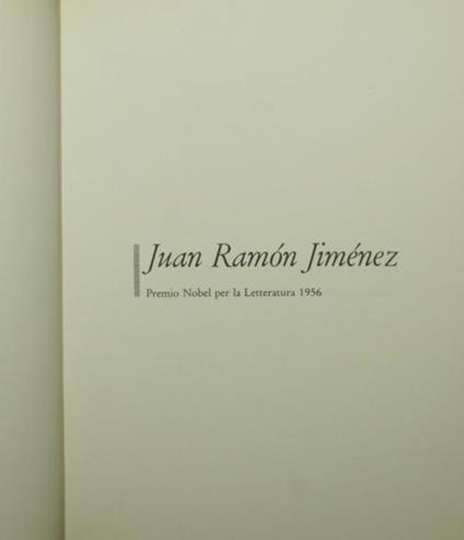 Platero. Liriche - Juan Ramón Jiménez - copertina