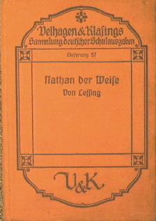 Nathan der Weise - Gotthold Ephraim Lessing - copertina