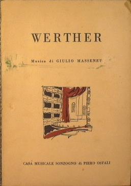 Werther - Jules Massenet - copertina