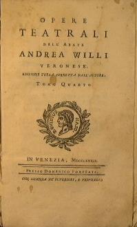 Opere Teatrali - Andrea Willi - copertina