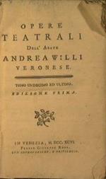 Opere Teatrali