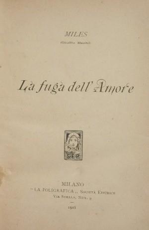 La fuga dell'Amore - Miles - copertina