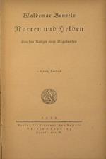 Narren und helden. Aus den Notizien eines Vagabunden