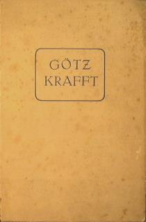 Gotz Krafft Die Geschichte Einer Jugend. Band 2. Im Strom der Welt Band 3. Im engen Kreis Band 4. Des Lebens Krone - Edward Stilgebauer - copertina