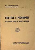 Direttive e Programma dell'unione uomini di Azione Cattolica
