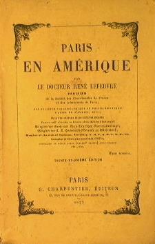 Paris en Amerique - Renè Lefebure - copertina