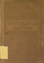 Word by word. Advance. A spelling-book for the use of grammar and common schools