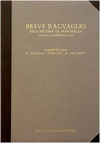 Breve raguaglio degli incendi di Mongibello avvenuti in quest'anno 1669 - Tomaso Tedeschi Paternò - copertina