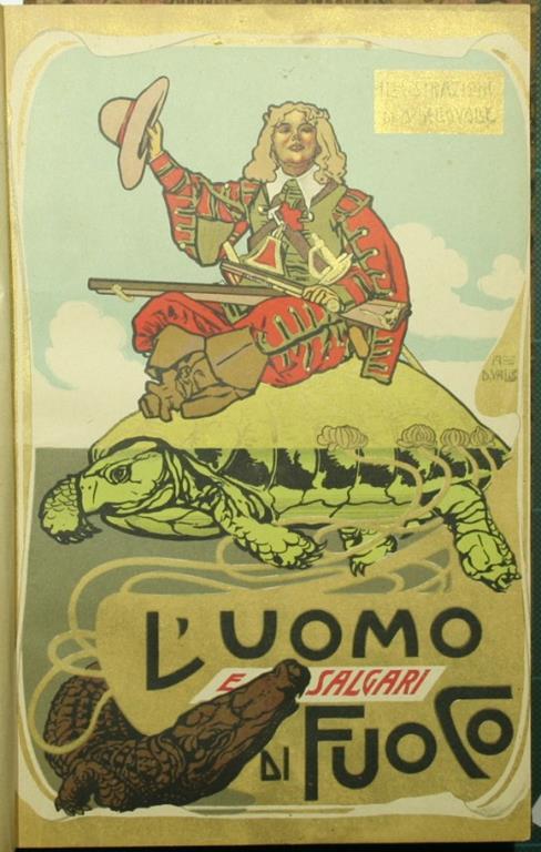 L' uomo di fuoco. Avventure - Emilio Salgari - copertina