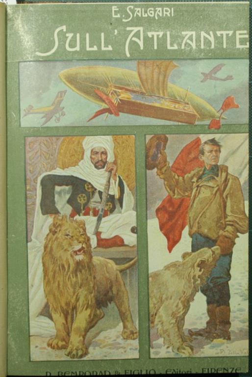 Sull'Atlante. Romanzo - Emilio Salgari - copertina