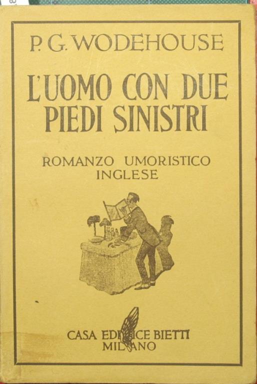 L' uomo con due piedi sinistri - Pelham G. Wodehouse - copertina