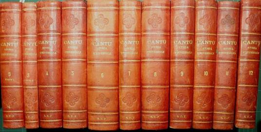 Storia universale. Voll. III/XII - Cesare Cantù - copertina