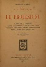 Le proiezioni. Materiale - Accessori - Vedute a movimento Positive sul vetro - proiezioni speciali policrome, stereoscopiche, panoramiche, didattiche, ecc