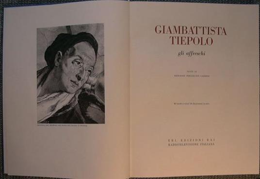 Giambattista Tiepolo gli affreschi - Mercedes Precerutti Garberi - copertina