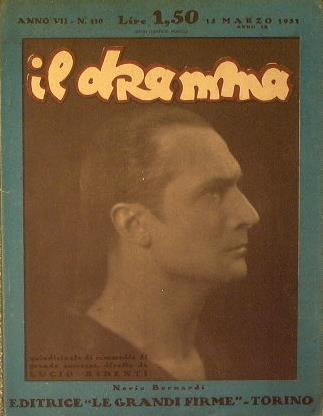 Il dramma 1931. Numeri 105,113,114,115,116,117,118,119,120,125,128 - Lucio Ridenti - copertina
