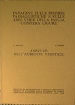 Indagine sulle risorse paesaggistiche e sulle aree verdi della fascia costiera ligure. Aspetto dell'ambiente vegetale