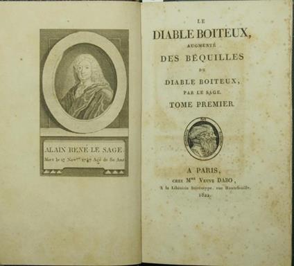 Le diable boiteux. Augmenté des Béquilles du Diable boiteux - Le Sage - copertina