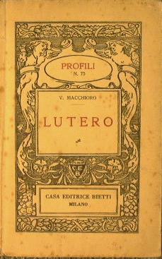 Lutero - Vittorio Macchioro - copertina