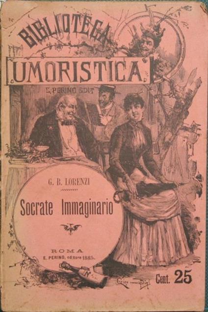 Socrate immaginario. Commedia per musica - G. B. Lorenzi - copertina