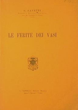 Le ferite dei vasi - G. Zanetti - copertina