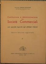 Costituzione e Amministrazione delle Società Commerciali con speciale riguardo agli obblighi tributari