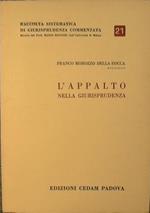 L' Appalto nella Giurisprudenza