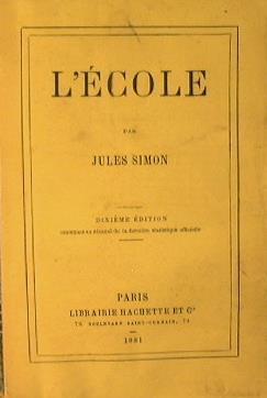 L' ecole - Jules Simon - copertina