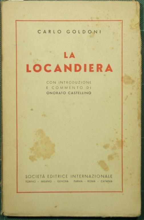 La locandiera - Carlo Goldoni - copertina