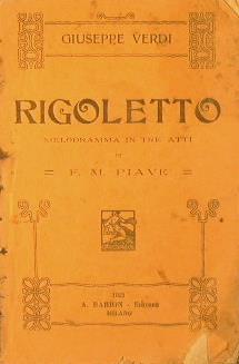 Rigoletto - Giuseppe Verdi - copertina