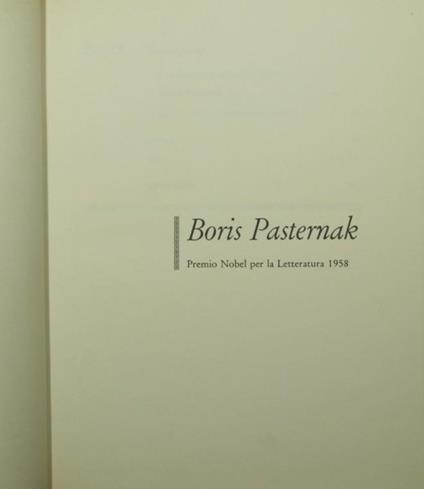 Liriche e prose - Boris Pasternak - copertina