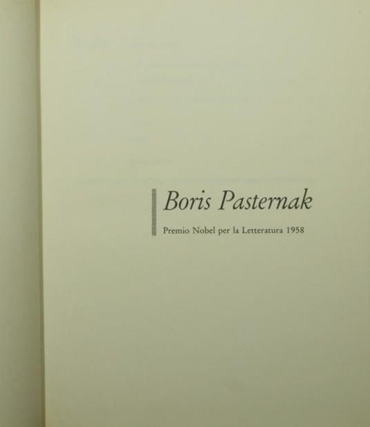 Liriche e prose - Boris Pasternak - copertina