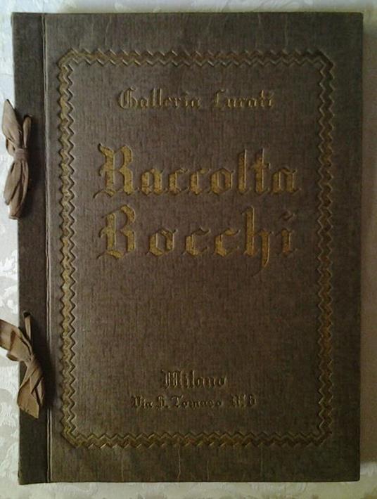 Raccolta bocchi. Catalogo della vendita all'asta. Prefaz. Di aurelio minghetti - copertina
