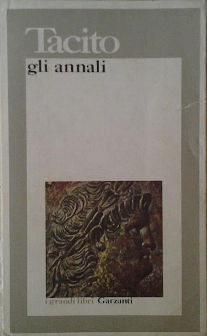 Gli Annali - P. Cornelio Tacito - copertina