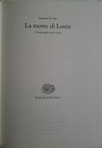 La Morte Di Lenin. L'Interregno 1923-1924