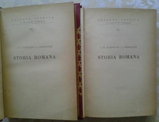Storia romana - Ludwig Moritz Hartmann,Johannes Kromayer - copertina