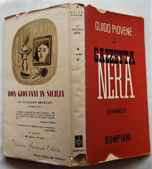 La Gazzetta Nera - Guido Piovene - copertina