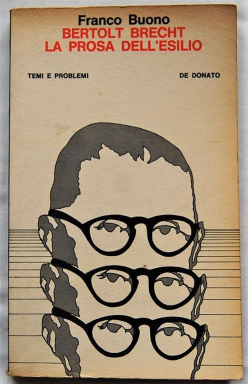 Bertolt Brecht. La Prosa Dell'esilio - Franco Buono - copertina