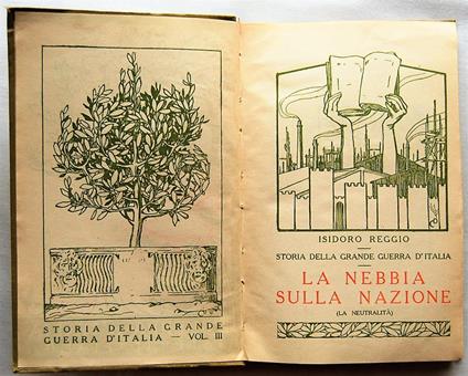 La Nebbia Sulla Nazione. (La Neutralità Dichiarata) - Isidoro Reggio - copertina