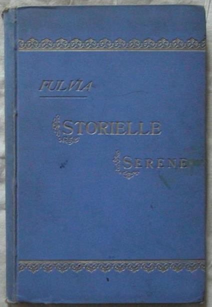 Storielle Serene - Fulvia - copertina