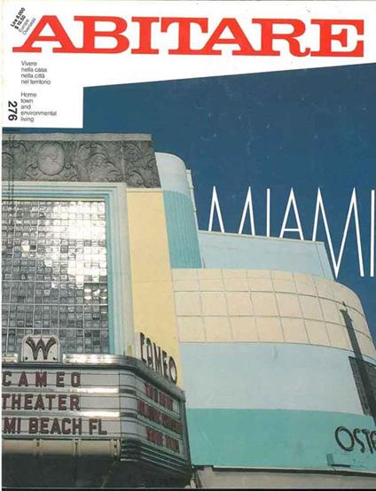 Abitare. Vivere nella casa, nella città, nel territorio. N. 276, luglio-agosto 1989 - copertina